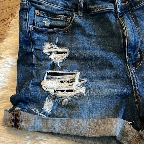 American Eagle Outfitters Blue Jean Shorts - Picture 4 of 8
